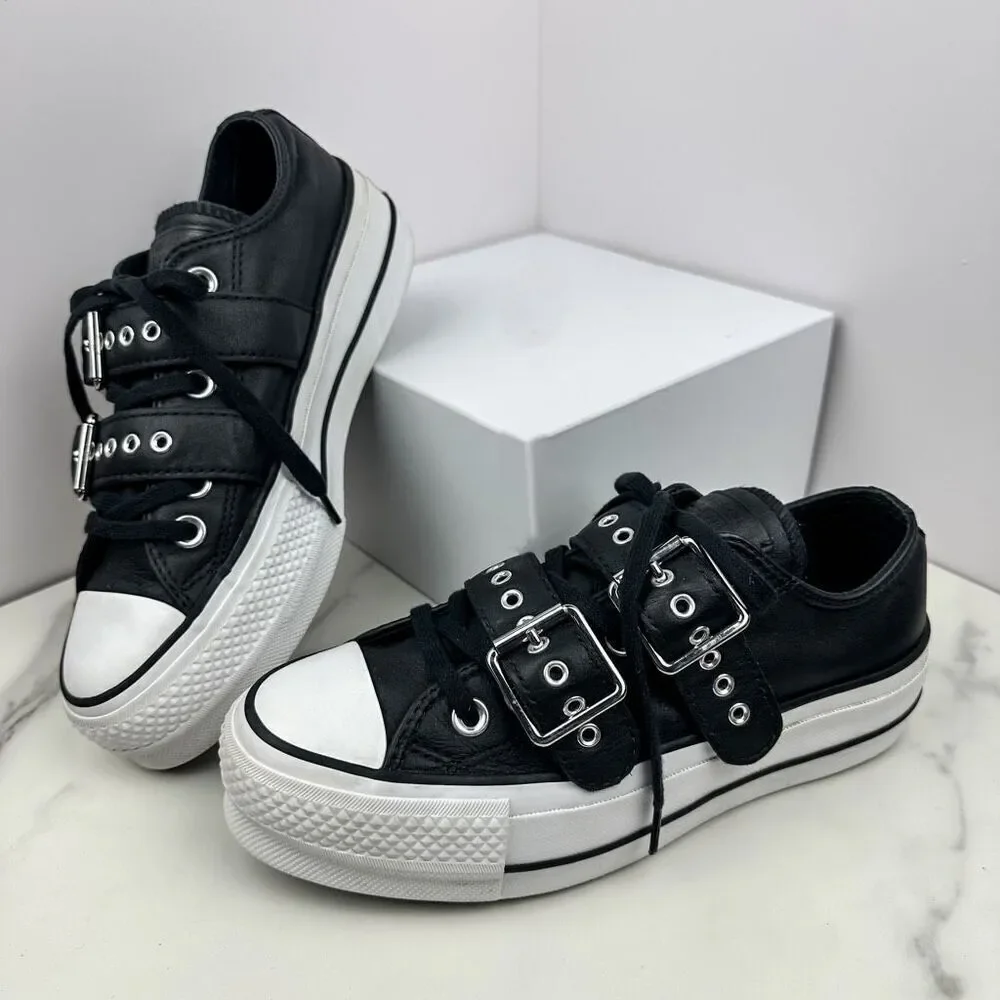 Converse Chuck Taylor All Star x CTAS Lift Buckle x Ox Leather Platform x Women’ - Picture 5 of 7